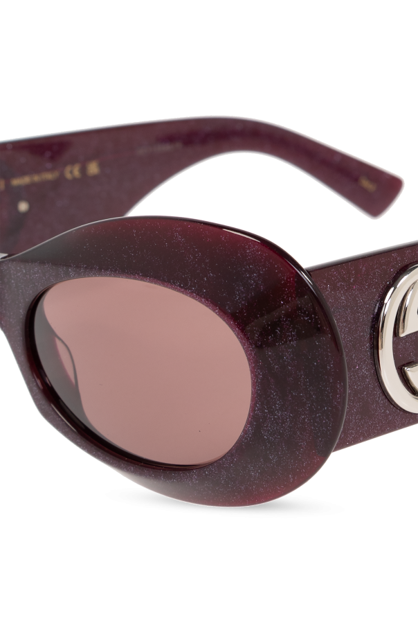 Burgundy sunglasses womens best sale